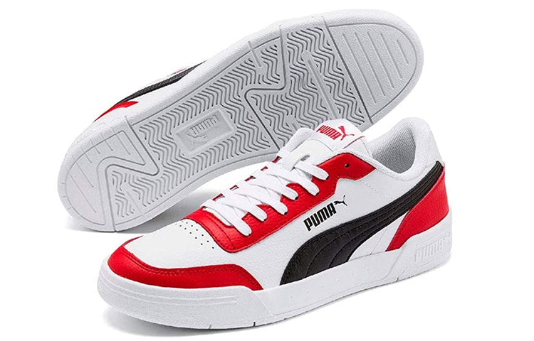 PUMA Caracal SoftFoam Casual Board Shoes White/Red 369863-14