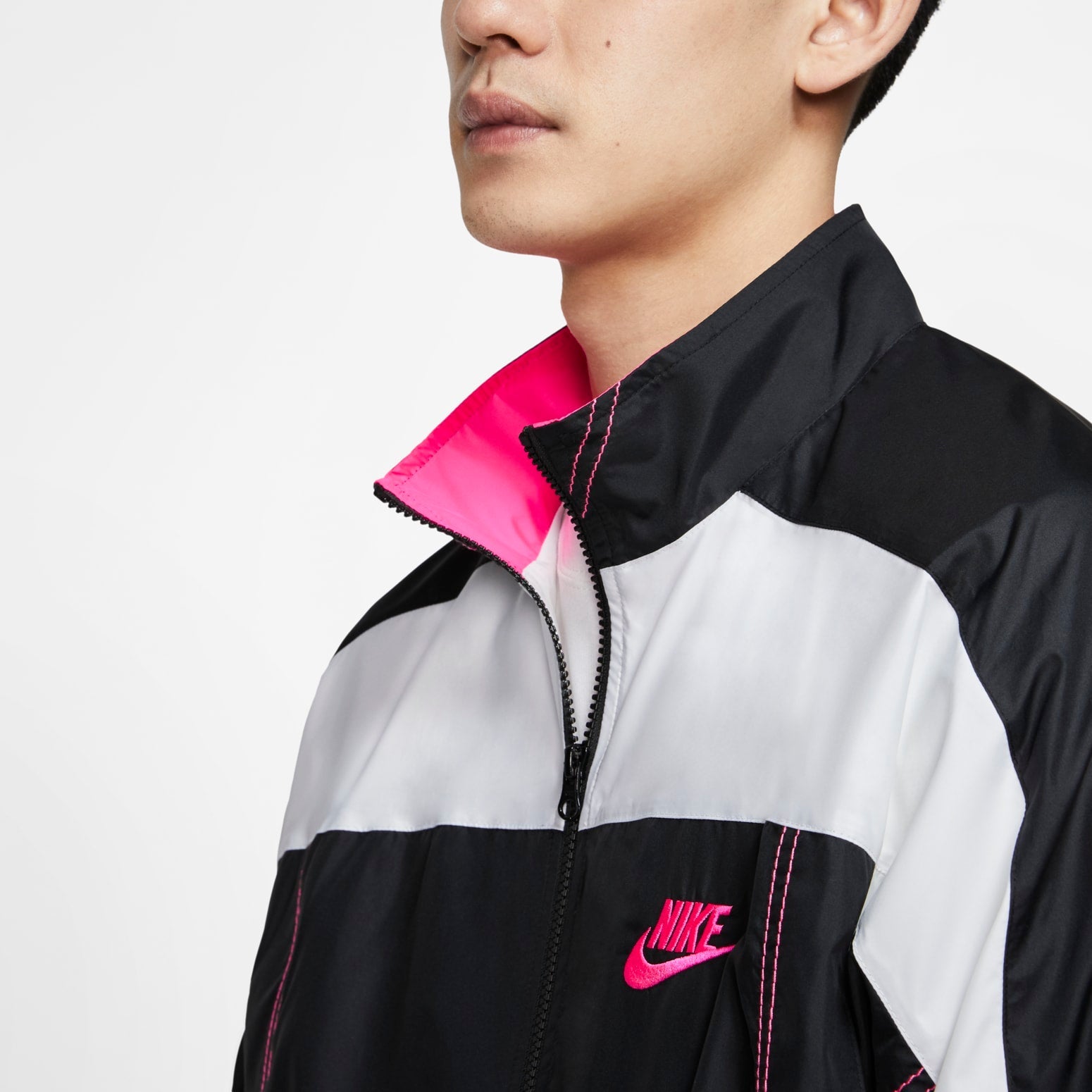 Nike x atmos Track Jacket 'Black White' CD6132-010