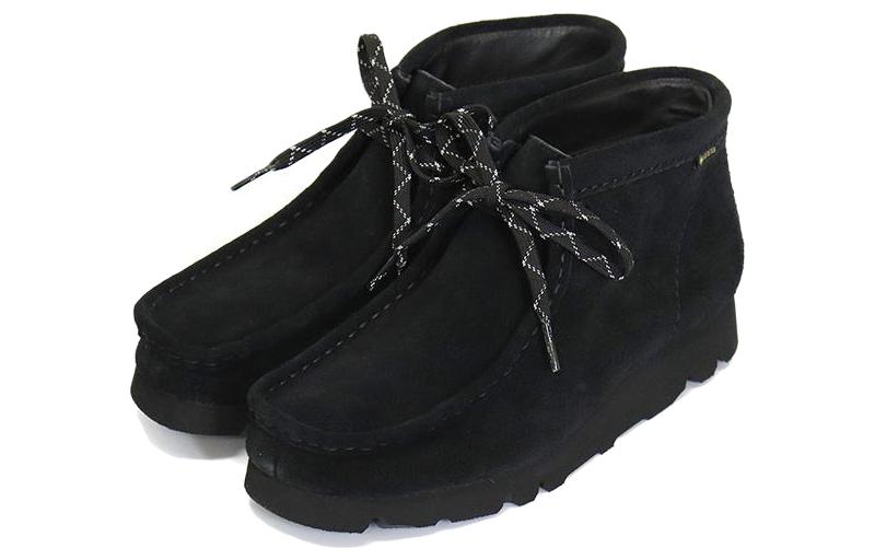 (WMNS) Clarks Wallabee Boots GTX 'Black' 26168586