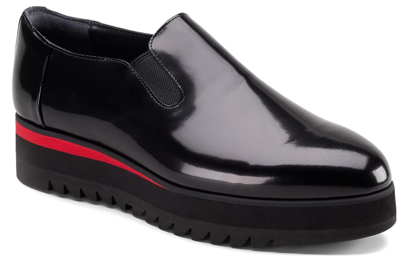 (WMNS) Onitsuka Tiger Slip-on 'Black Red' 1182A291-004