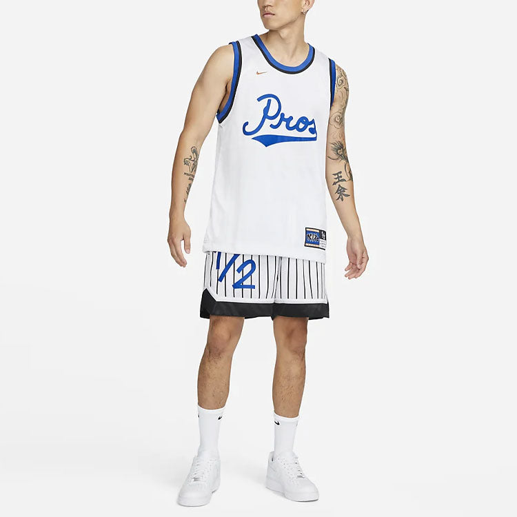 Nike Dri-FIT Lil Penny Premium Jerseys 'White Blue' DA5992-100