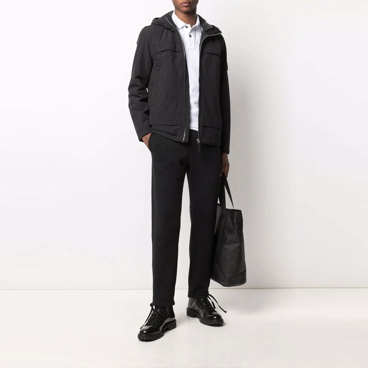 STONE ISLAND Panelled Hoody Jacket 'Black' 751541427-V0029
