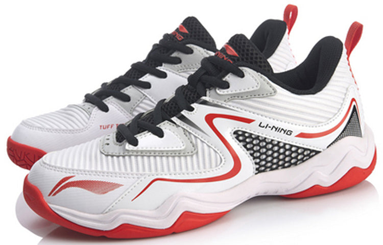 (WMNS) Li-Ning Sound Badminton Training Shoes 'Black White Red' AYTQ036-1