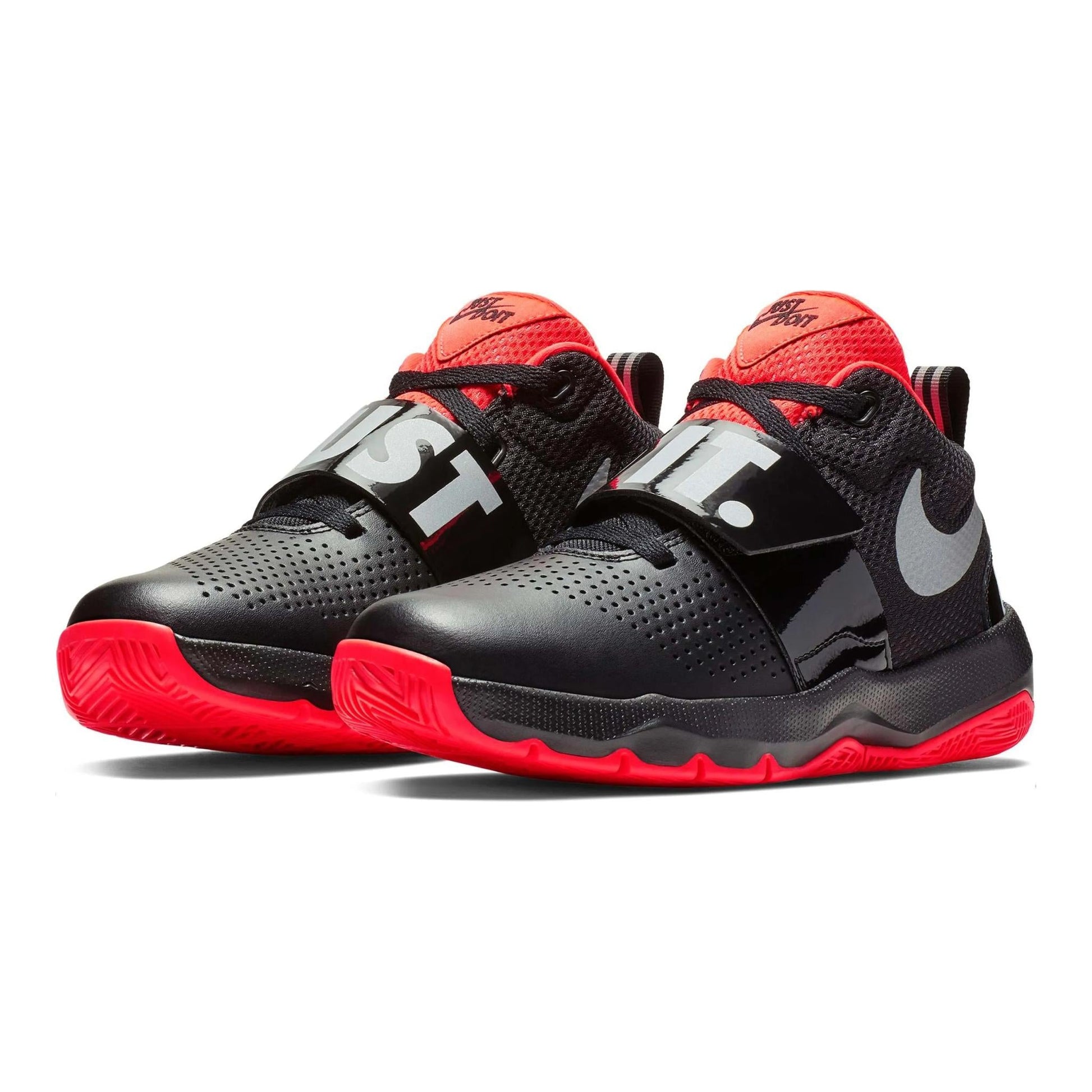 (GS) Nike Team Hustle D 8 JDI 'Black White Red' AQ9977-001
