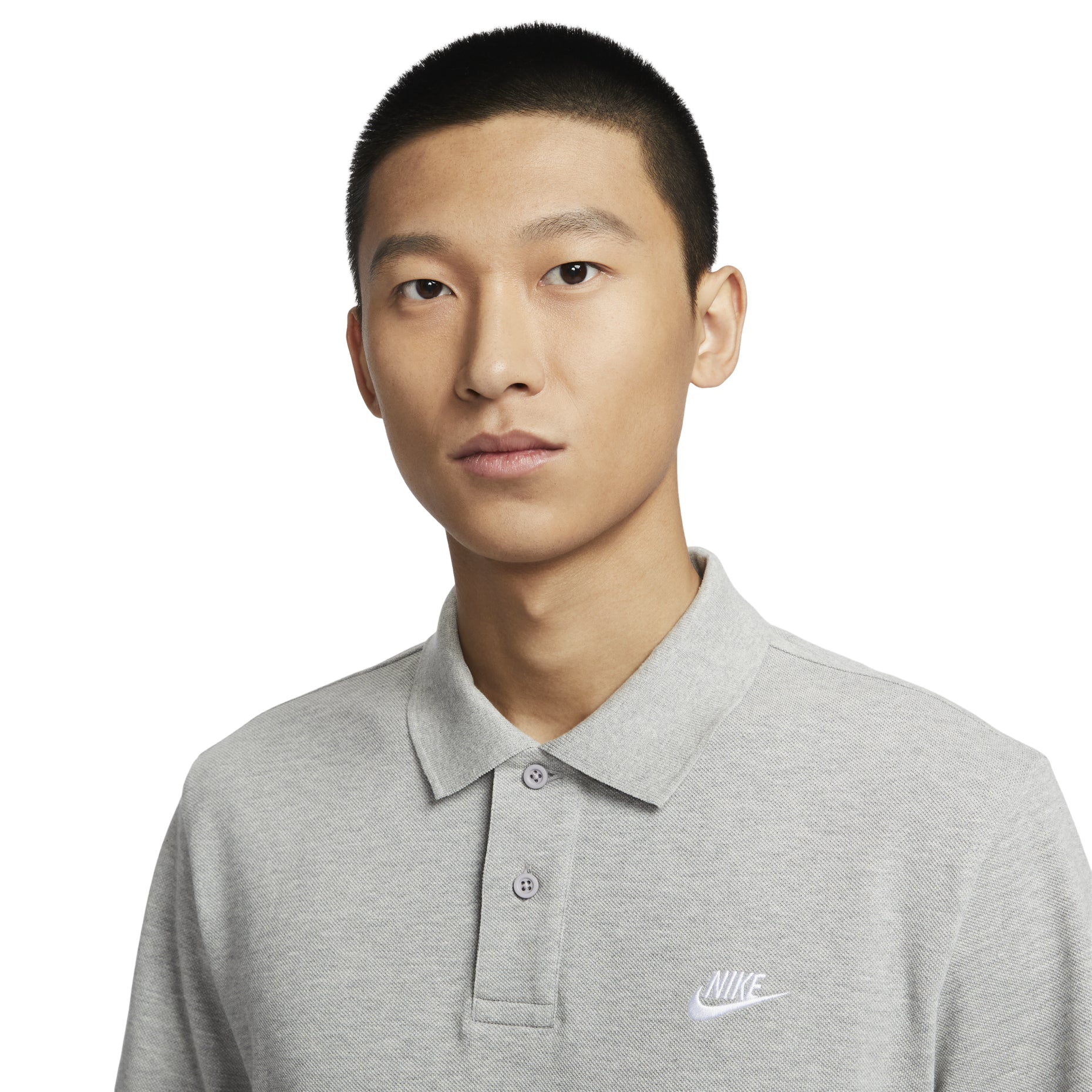 Nike Club Polo Shirts Asia Sizing 'Grey' FN3895-063