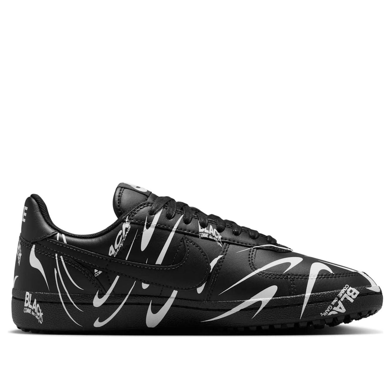 (WMNS) Nike x Comme des Garons Field General '82 'Black White All-Over Print' IM7417-001