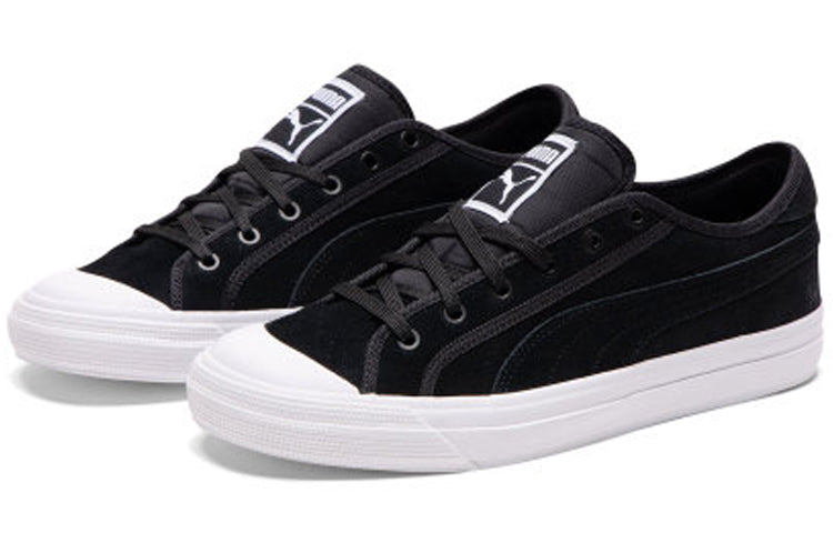 PUMA Capri Suede Low Tops Retro Casual Skateboarding Shoes Unisex Black 369999-01