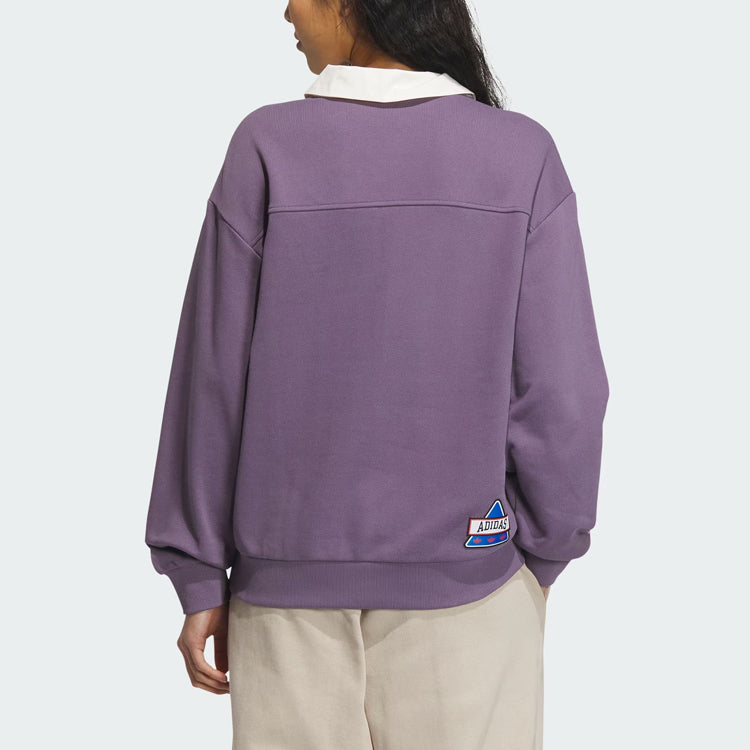 (WMNS) adidas originals Polo Crew 'Purple' IN1093