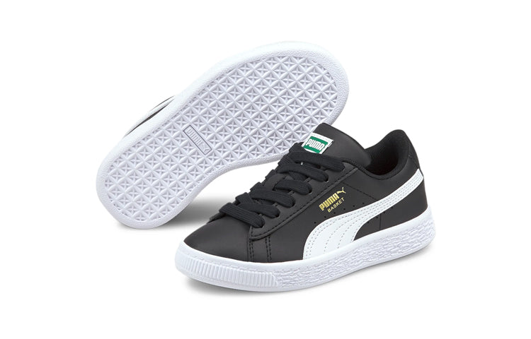 (PS) PUMA Basket Classic 21 'Black White' 380570-04