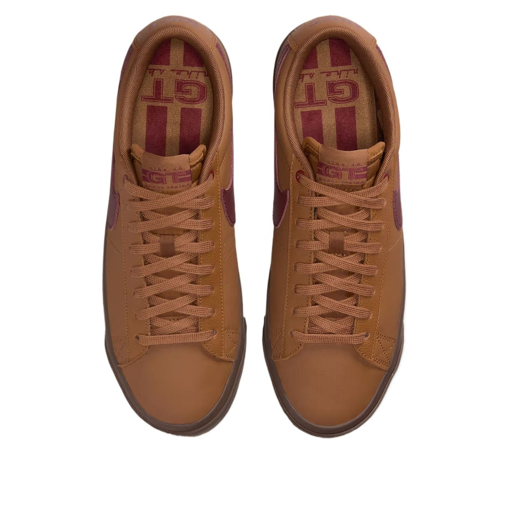 Nike Zoom Blazer Low Pro GT SB 'Light British Tan Dark Team Red' DV1226-200