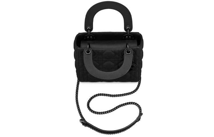 (WMNS) DIOR Mini Lady Dior Bag 'Black Ultramatte' M0505SLOI-M989
