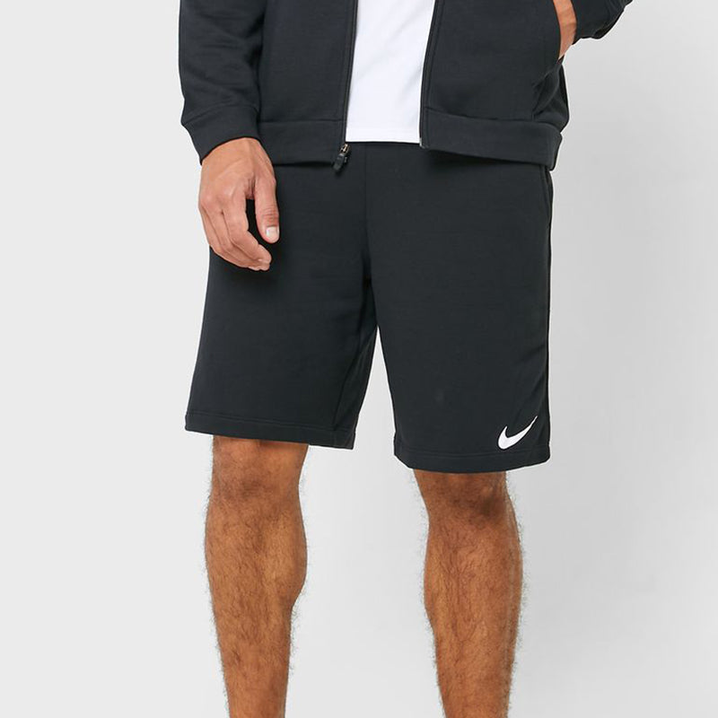 Nike Dry Short Fleece Casual Sport Loose Tight Waist Shorts Men's Black CJ4332-010