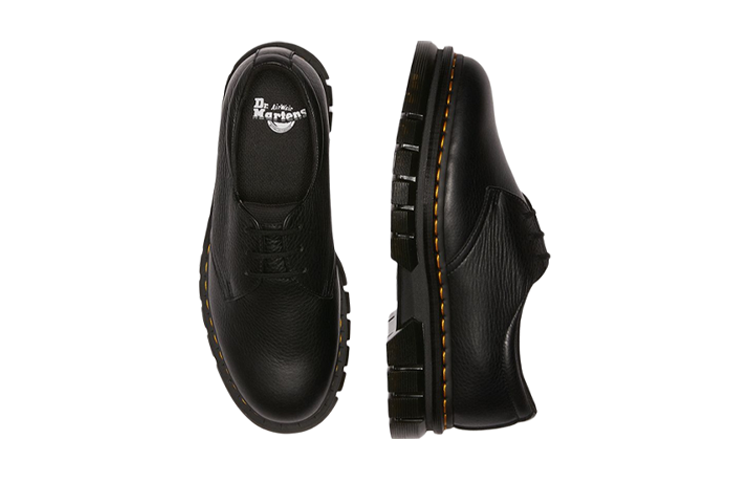 Dr. Martens Rikard Lunar Leather Platform Low 'Black' 27577001