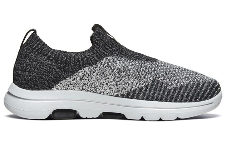 (WMNS) Skechers Go Walk 5 'Black Grey White' 15915-BKW