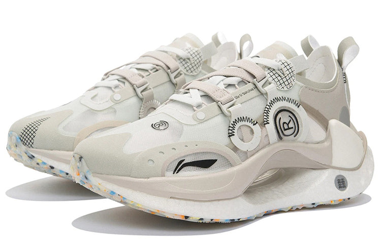 (WMNS) Li-Ning CRC 'Grey White' AZGS022-1