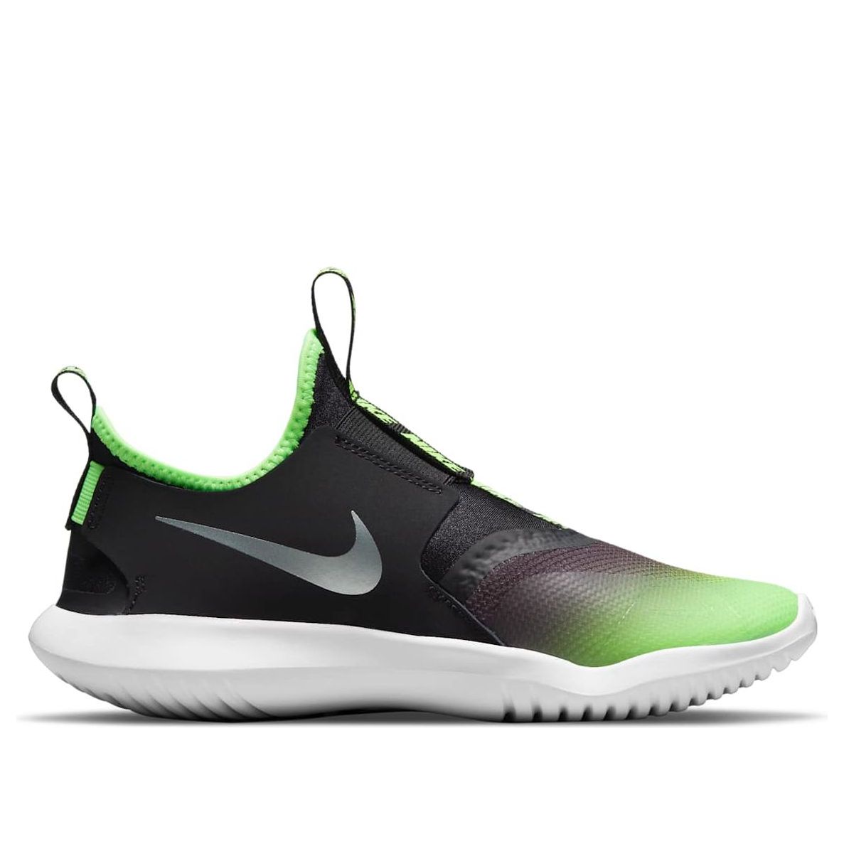 (GS) Nike Flex Runner 'Black Green Strike' AT4662-020
