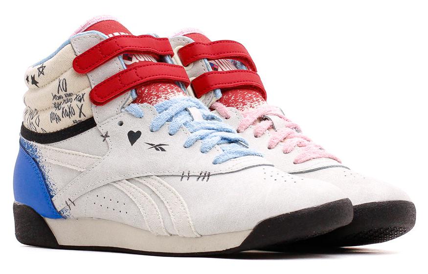 (WMNS) Reebok Freestyle High x DC Comics 'Harley Quinn' HQ4572