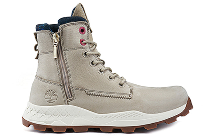 Timberland Brooklyn Side Zip Boots 'Beige Nubuck' A41AMW