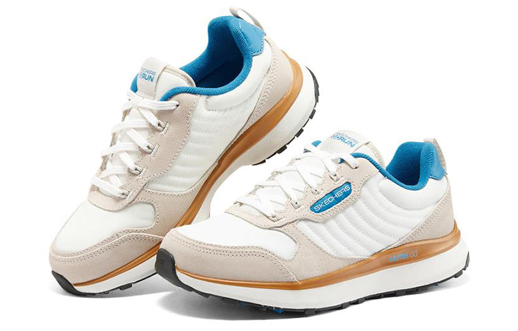 (WMNS) Skechers Go Run Adventure 'White Blue' 128716-NTBL