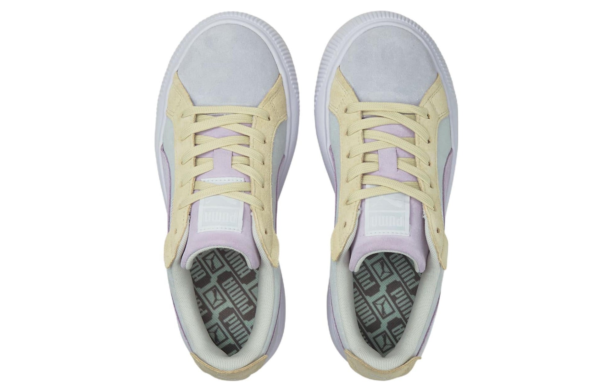 (WMNS) PUMA Suede Mayu Raw 'Ice Flow White' 383114-01