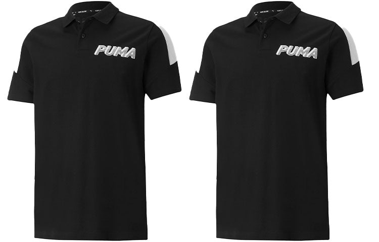 PUMA Modern Sports Logo Polo T-Shirt 'Black' 845913-01
