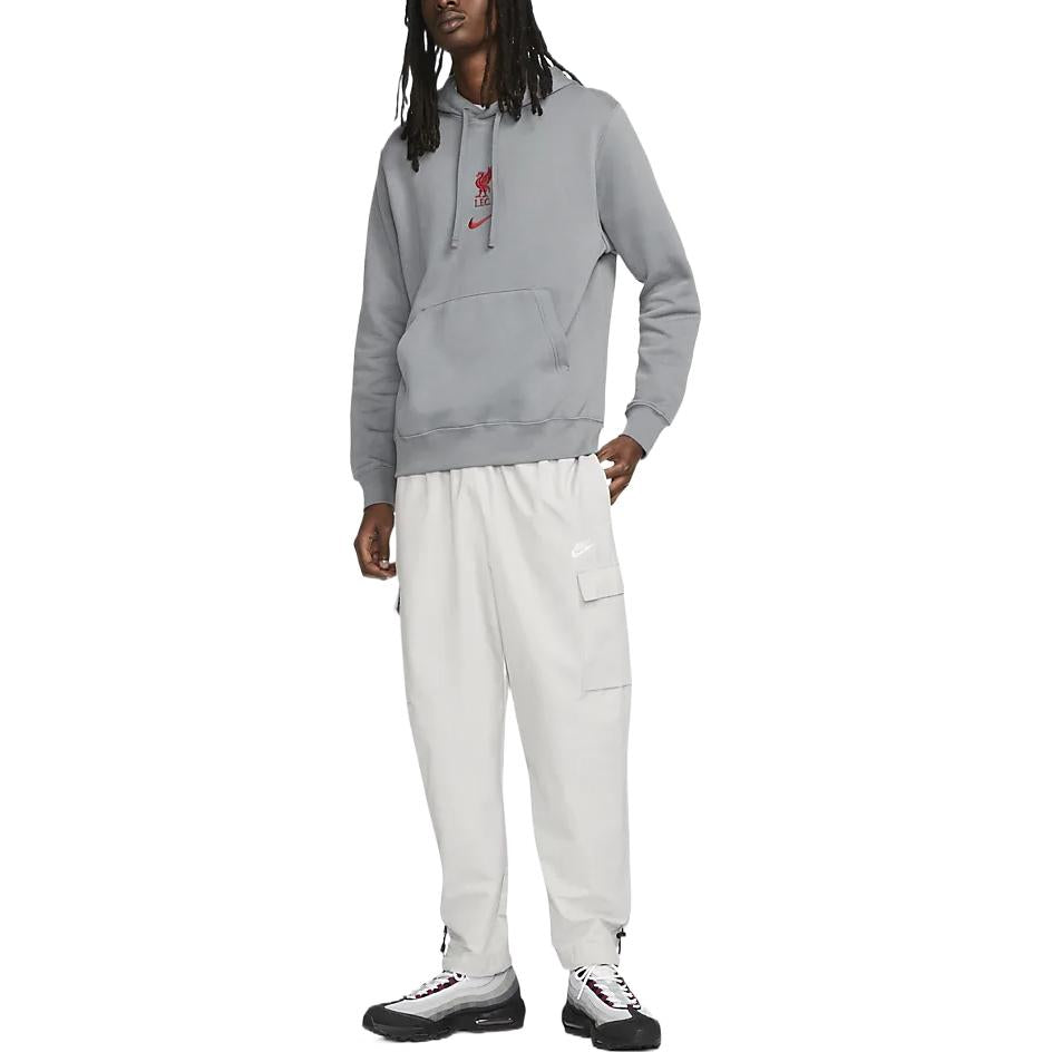 Nike Liverpool Club Pullover Hoodie 'Grey' DV2041-012