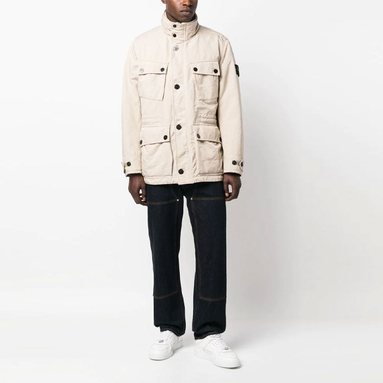 STONE ISLAND Logo Patch Jacket 'Beige' 771541249-V0090