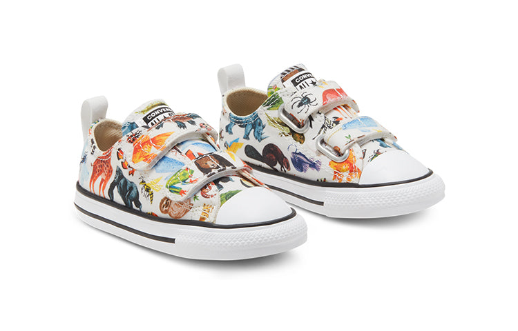 (TD) Converse Chuck Taylor All Star 2v Little White/Multi 768463C