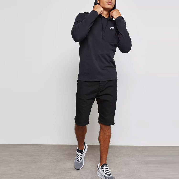 Men's Nike Casual Sports Long Sleeves Black 807249-010
