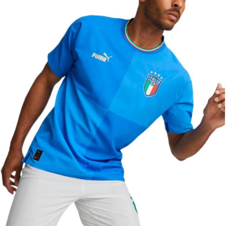 PUMA SS22 Italy Authentic Home Jersey 'Blue' 765671-01