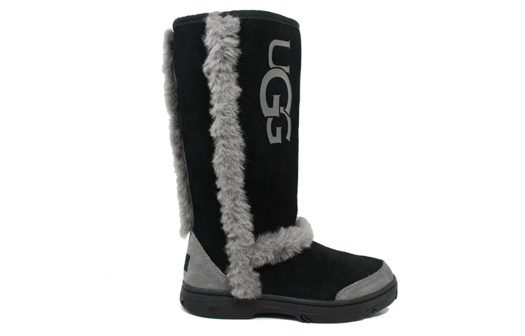 (WMNS) UGG Sunburst Tall 'Black' 1121113-BKGY