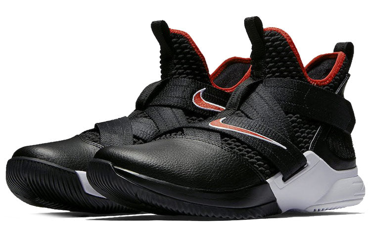 Nike LeBron Soldier 12 'Black Red' AO2609-001