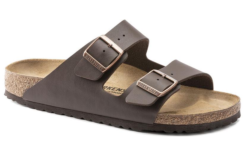 Birkenstock Arizona Birko Flor Narrow Fit 'Dark Brown' 0051703