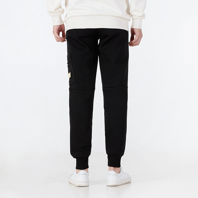 PUMA Mix Badge Knit Sweatpant 'Black' 537040-01
