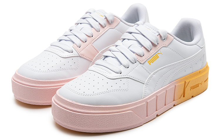 (WMNS) PUMA Cali Court Beach Days 'White Pink Yellow' 393767-01