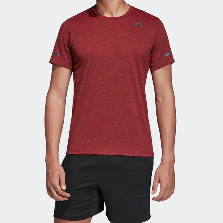 adidas CHILL TEE M Training Sports Short Sleeve Red FL8581