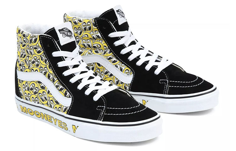 Vans Mooneyes x SK8-HI 'Black Yellow' VN0A5JMJY23