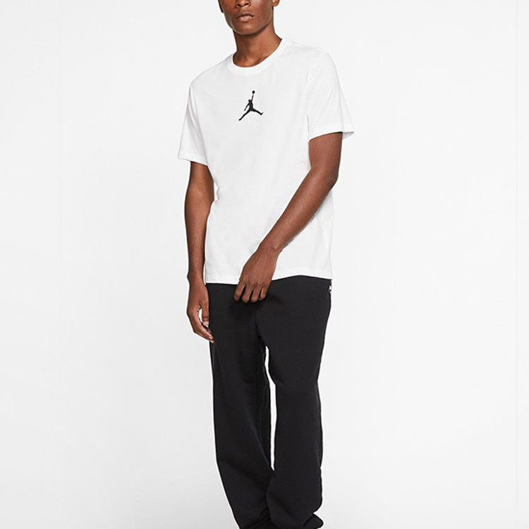 Air Jordan Athleisure Casual Sports Basketball Short Sleeve White BQ6741-100