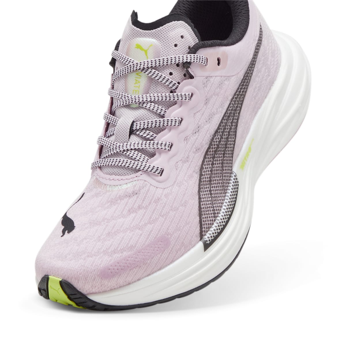(WMNS) PUMA Deviate Nitro 2 Radiant 'Grape Mist Black' 379525-01