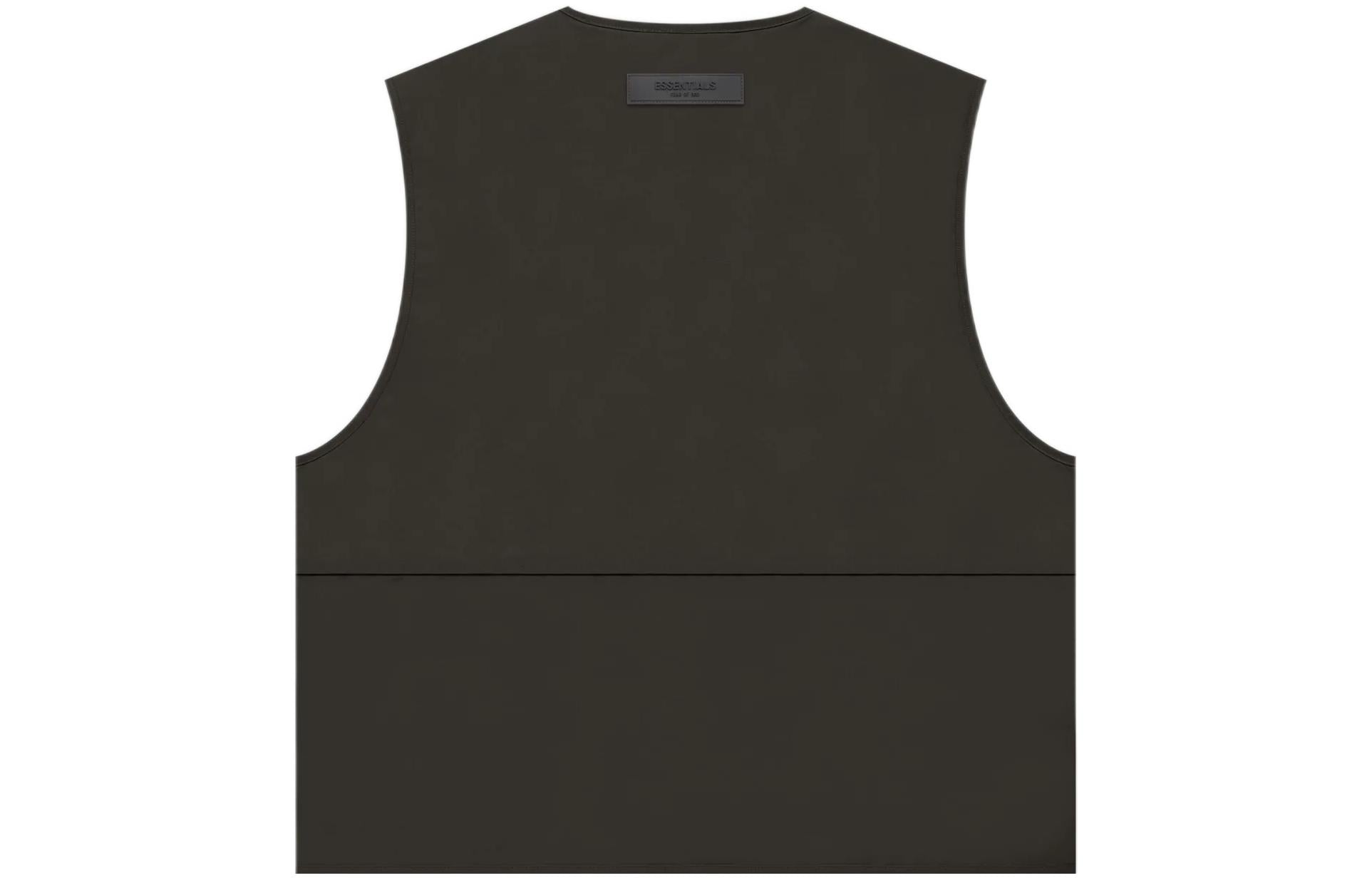 Fear of God Essentials FW22 Vest 'Off Black' FOG-FW22-255