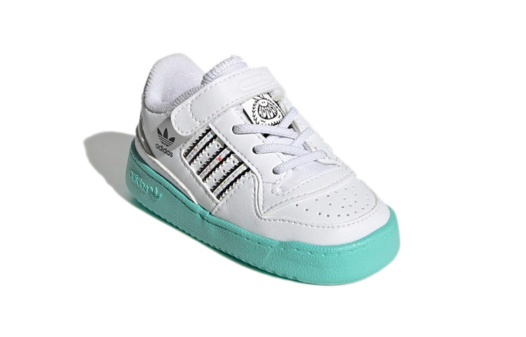 (TD) adidas originals Forum Low x Kevin Lyons 'White Black Blue' H01442