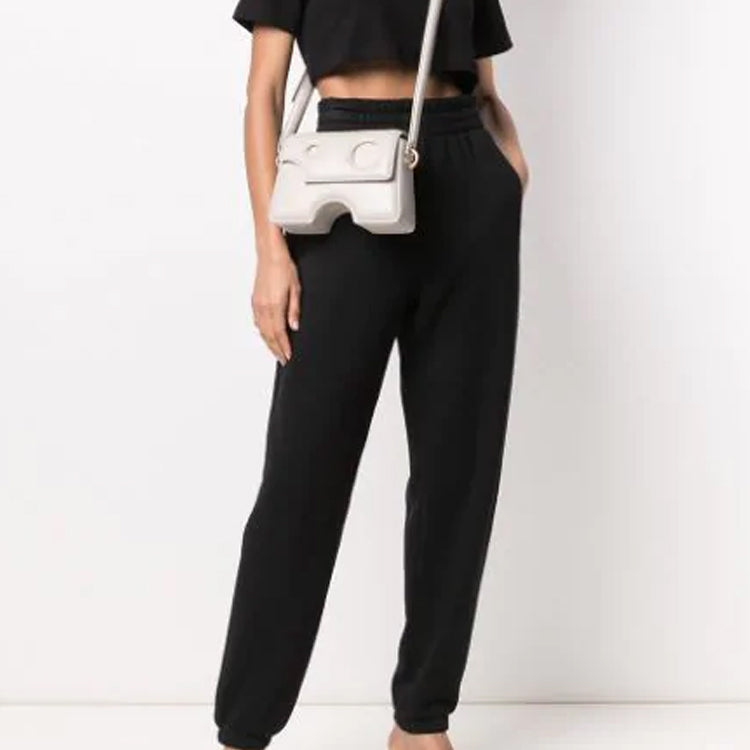 Off-White Burrow-22 Single-Shoulder Bag White OWNN005S21LEA0010300