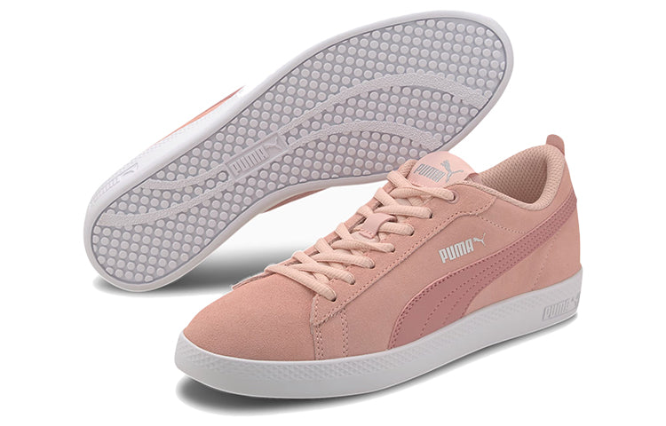 (WMNS) PUMA Smash v2 SD Pink/White Low Casual Board Shoes 365313-24