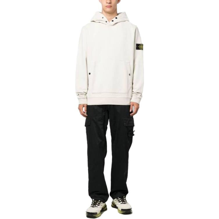 STONE ISLAND Waffen Patch Hoodie 'Beige' 791561720-V0097