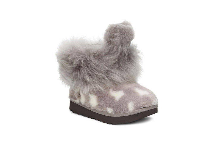 (PS) UGG Classic Mini II Fleece Lined Gray 1106897T-CHRC