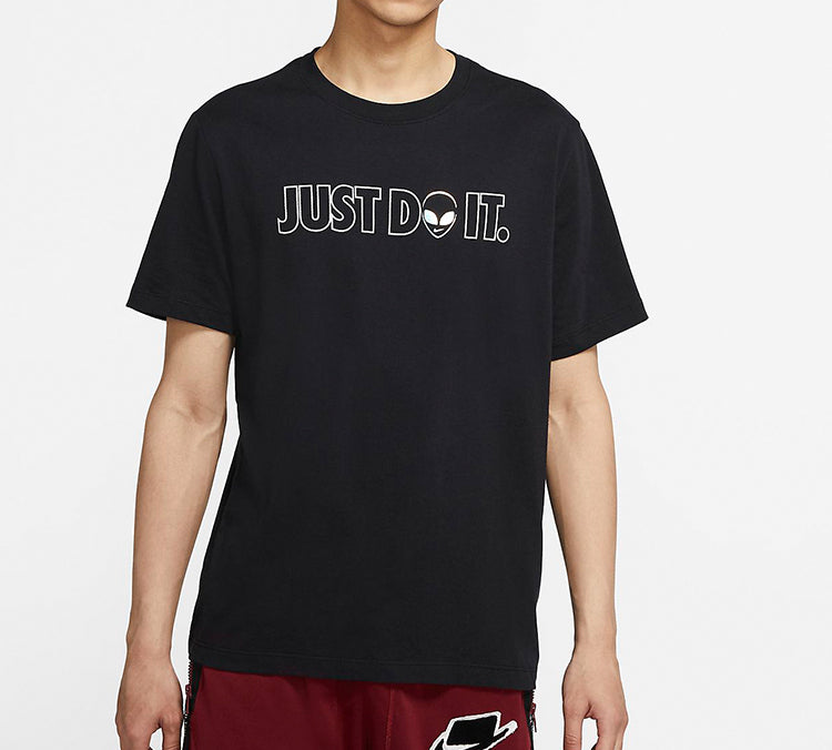 Nike Sportswear Printing Short Sleeve 'Alien Black' CV8968-010