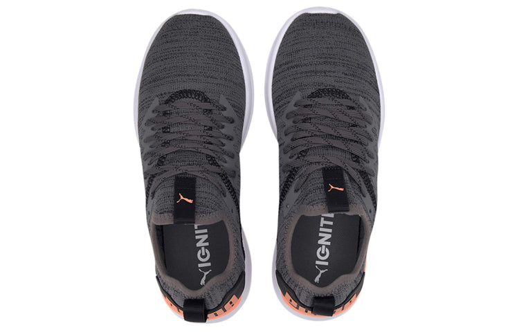 (WMNS) PUMA Ignite Flash Evoknit 'Black Orange' 190511-22