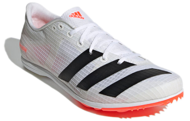 adidas Distancestar Spikes 'White Black Orange' FY4094