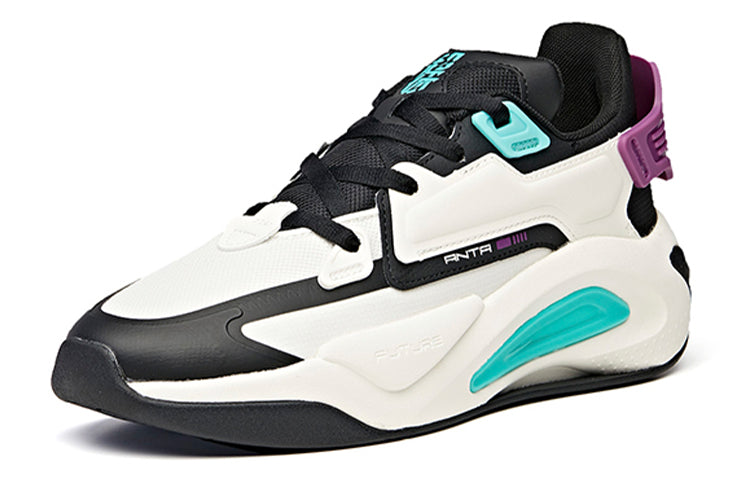 ANTA Life Series Superbody Low 'White Black Purple' 112118083-2