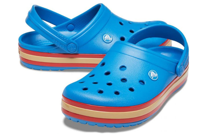 Crocs Crocband Hyper Shine Clog Blue Sandals 206379-4KJ